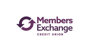 Kerry Manfredi Professional Voice Actor Members Exchange Credit Union Logo